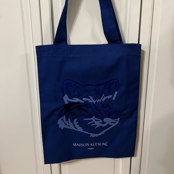 New Maison Kitsune Fox Head Tote - Picture 1 of 6